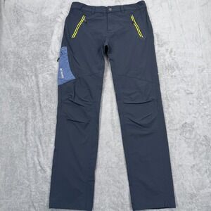 Columbia Titanium Omni-Shield Hiking Pants Womens 8 Gray Outdoors Nylon Stretch